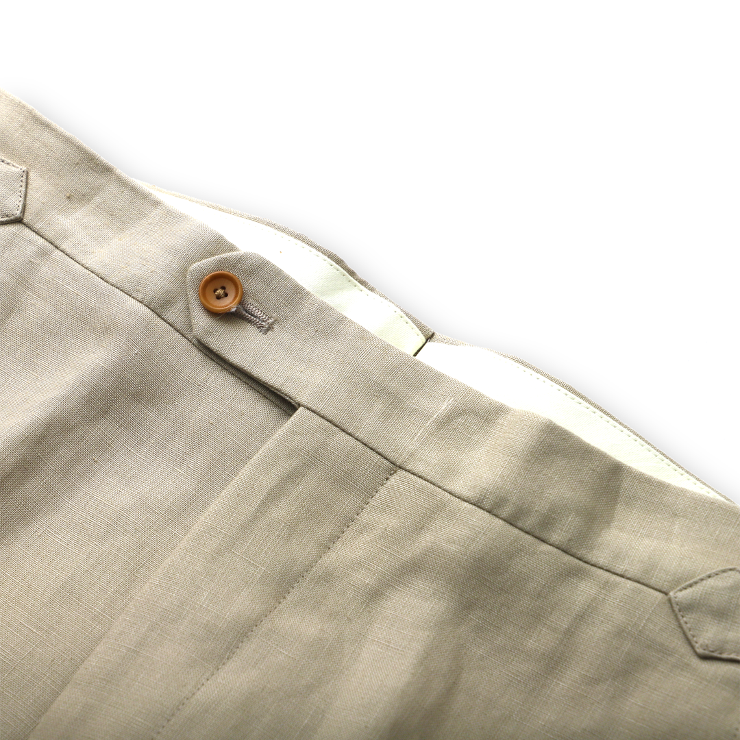D.C.WITHE SPENCE BRYSON LINEN TROUSERS-eastgate.mk